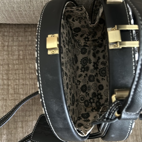 Spring step L’Artiste Zebra rounded bag with removable adjustable strap - Picture 6 of 12